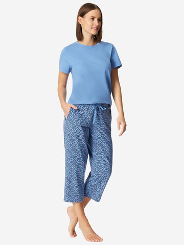 SCHIESSER Pajama pants 'Mix+Relax' in Blue