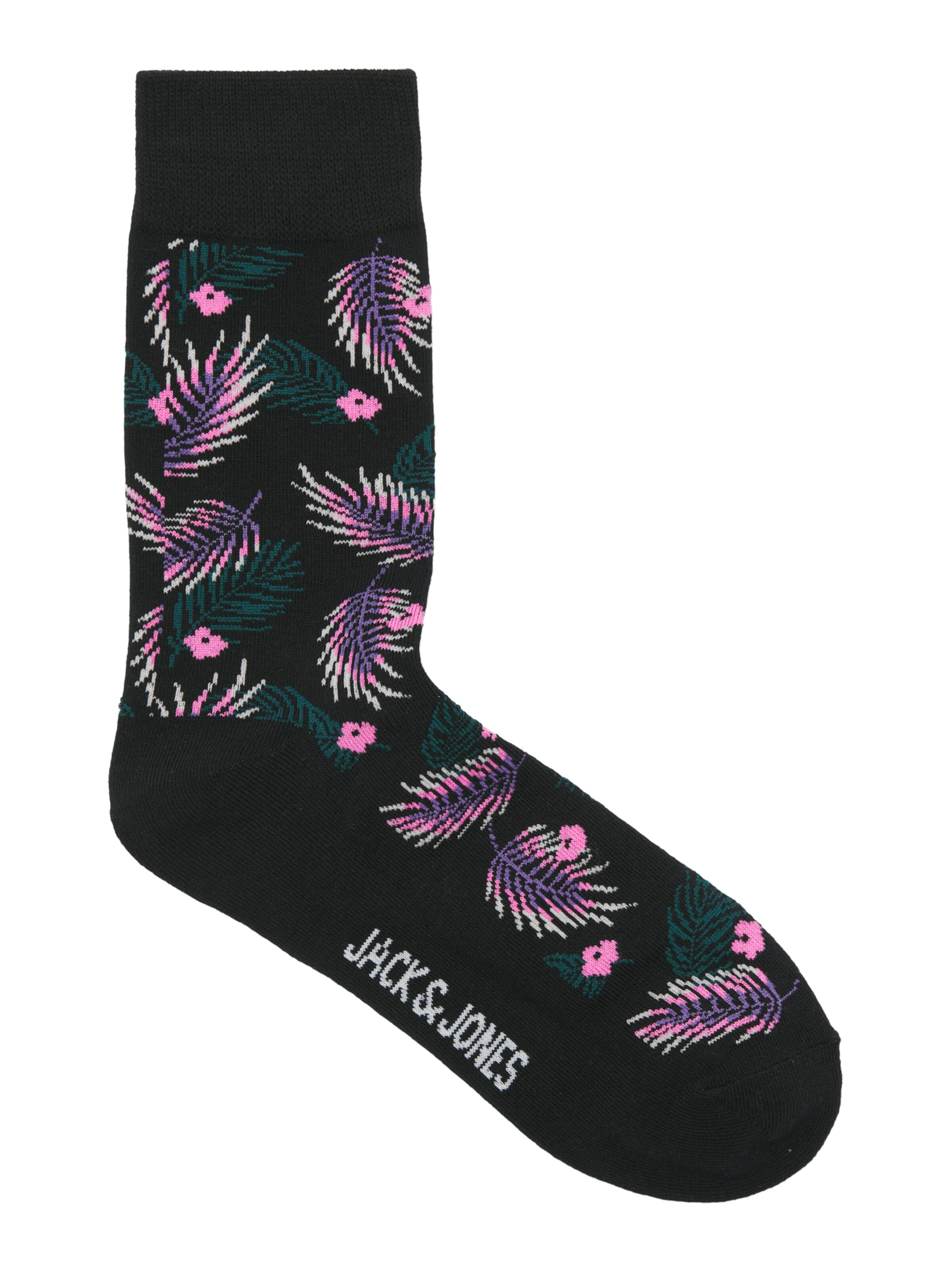 JACK & JONES Κάλτσες 'JACPINEAPPLE' σε μαύρο