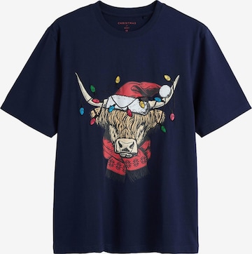 Next - Camiseta en azul: frente