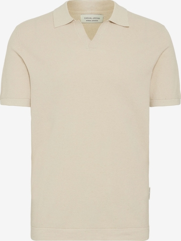 Casual Friday - Camisa ' CFMATEO ' em bege: frente
