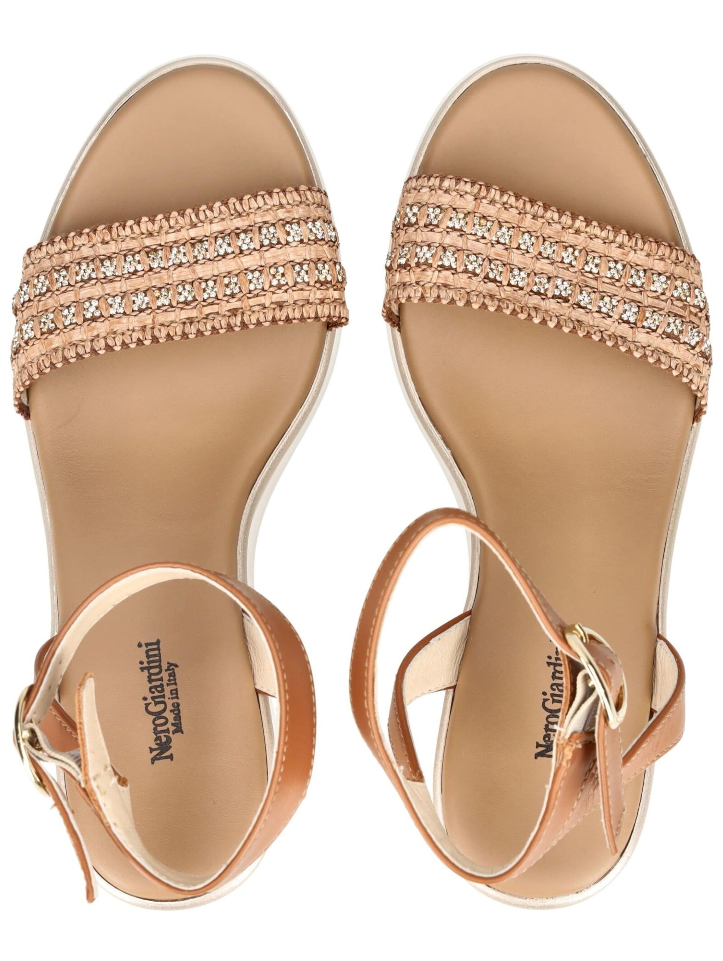 Sandales Nero Giardini en marron