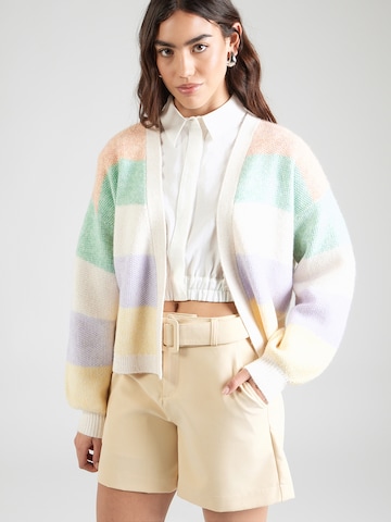 King Louie Strickjacke 'Cardi' in Beige: Vorderseite