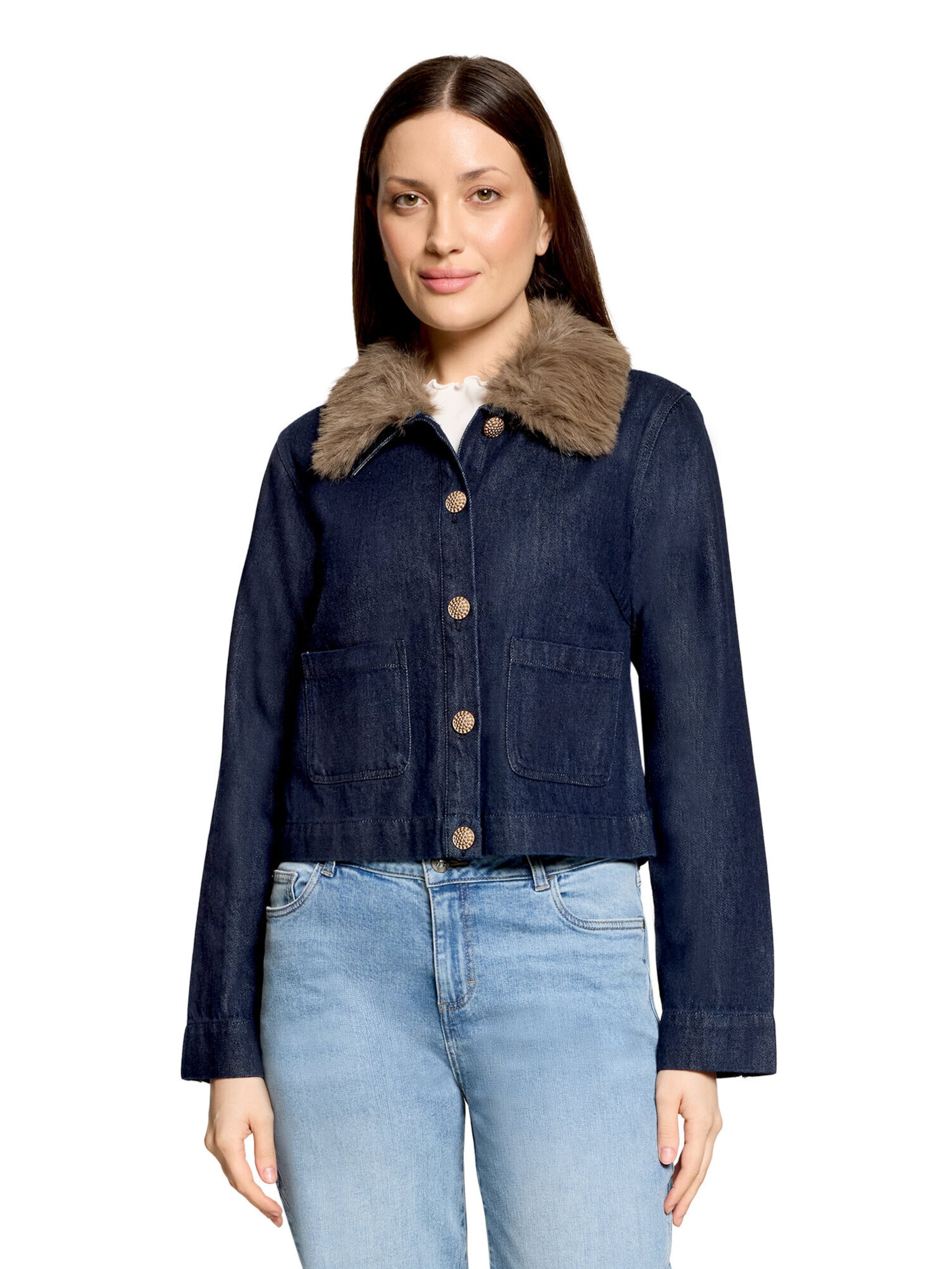 Cartoon Blazer in Blue: front