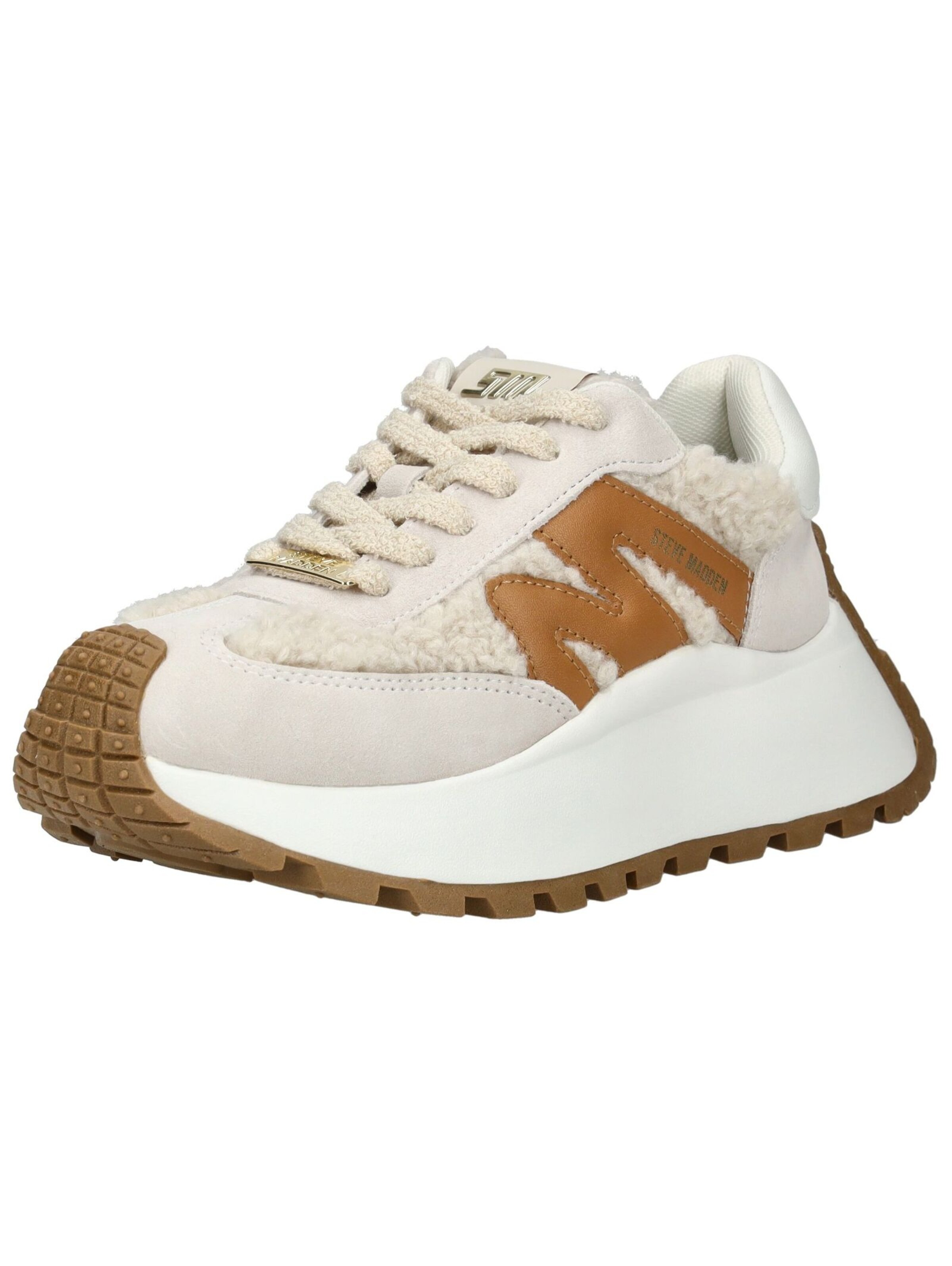 STEVE MADDEN Sneakers laag in Beige: voorkant
