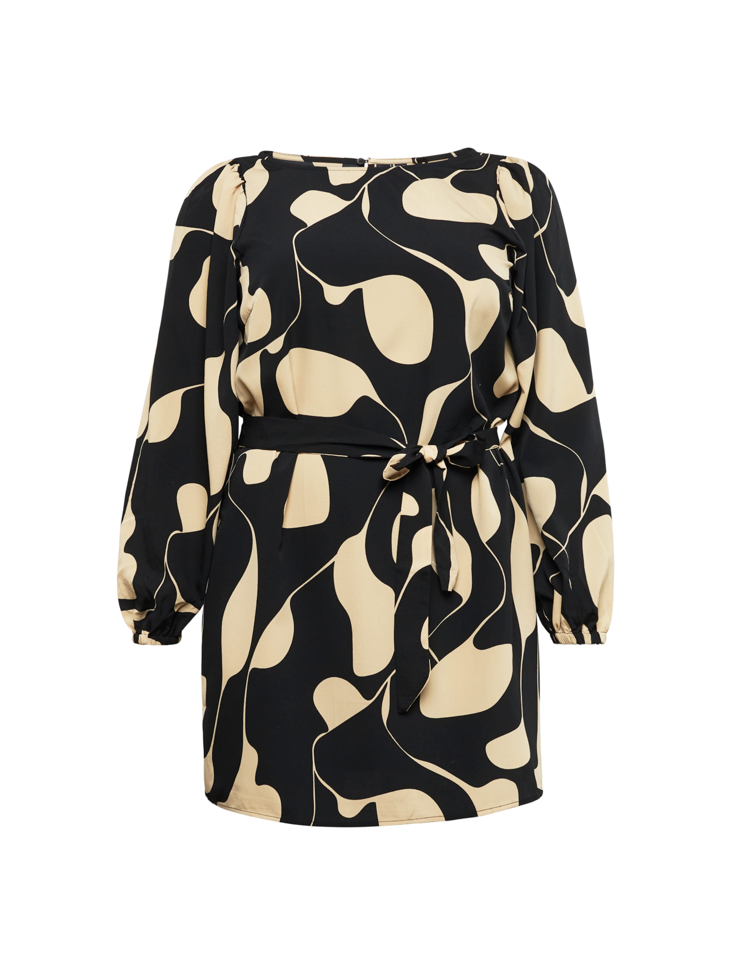 Vero Moda Curve Klänning 'LYDIA' i svart: framsida