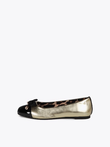 Lola Casademunt Ballerina in Gold: Vorderseite