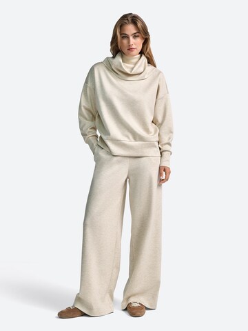 Rich & Royal Wide leg Παντελόνι σε μπεζ