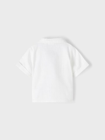 Coupe regular Chemise NAME IT en blanc