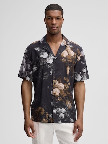 Coupe regular Chemise 'Clint' STRELLSON en noir : devant