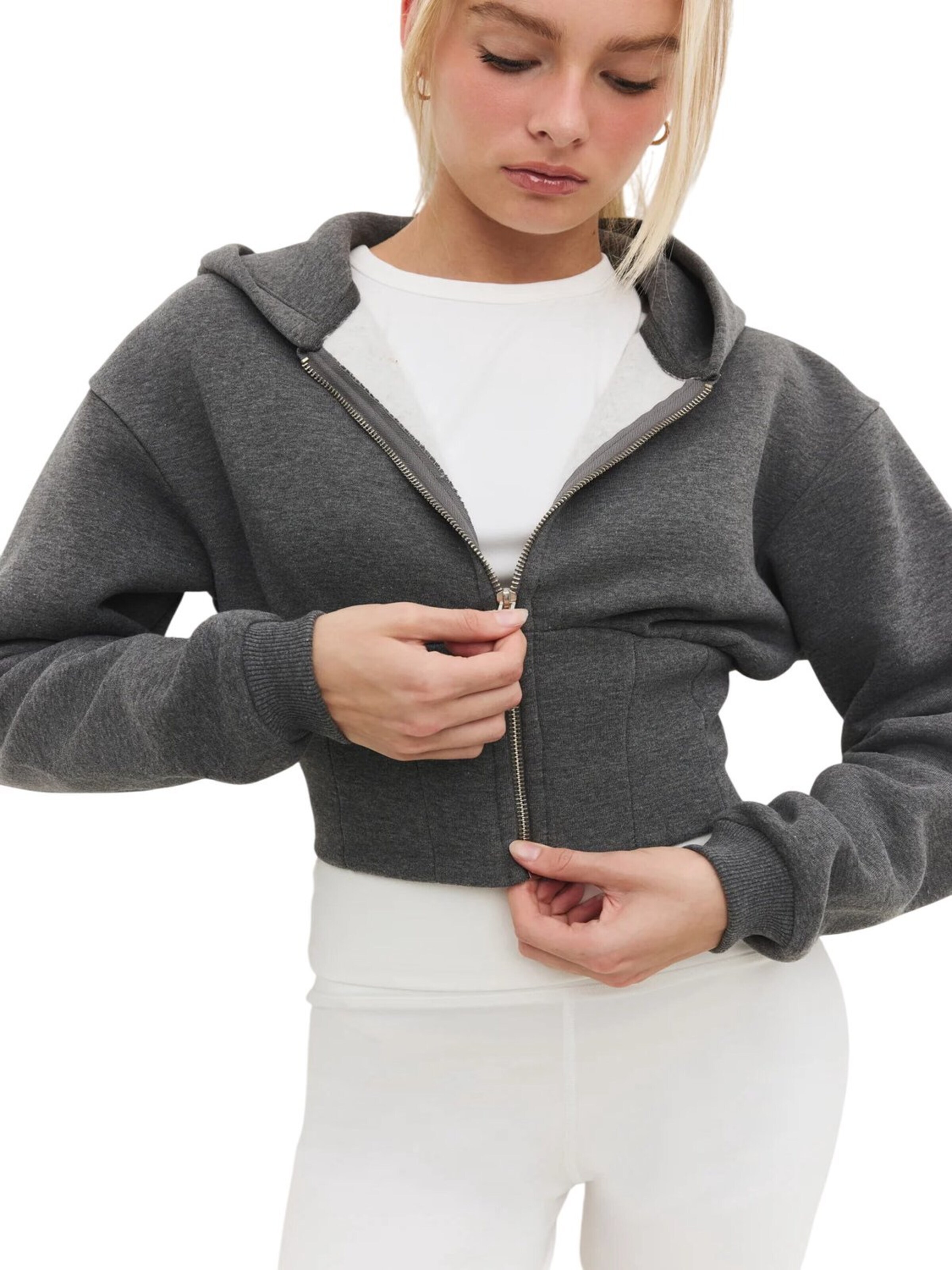 No Matter What Sweat jacket in Grey