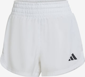 ADIDAS PERFORMANCE Sports trousers 'PACER' in White: front