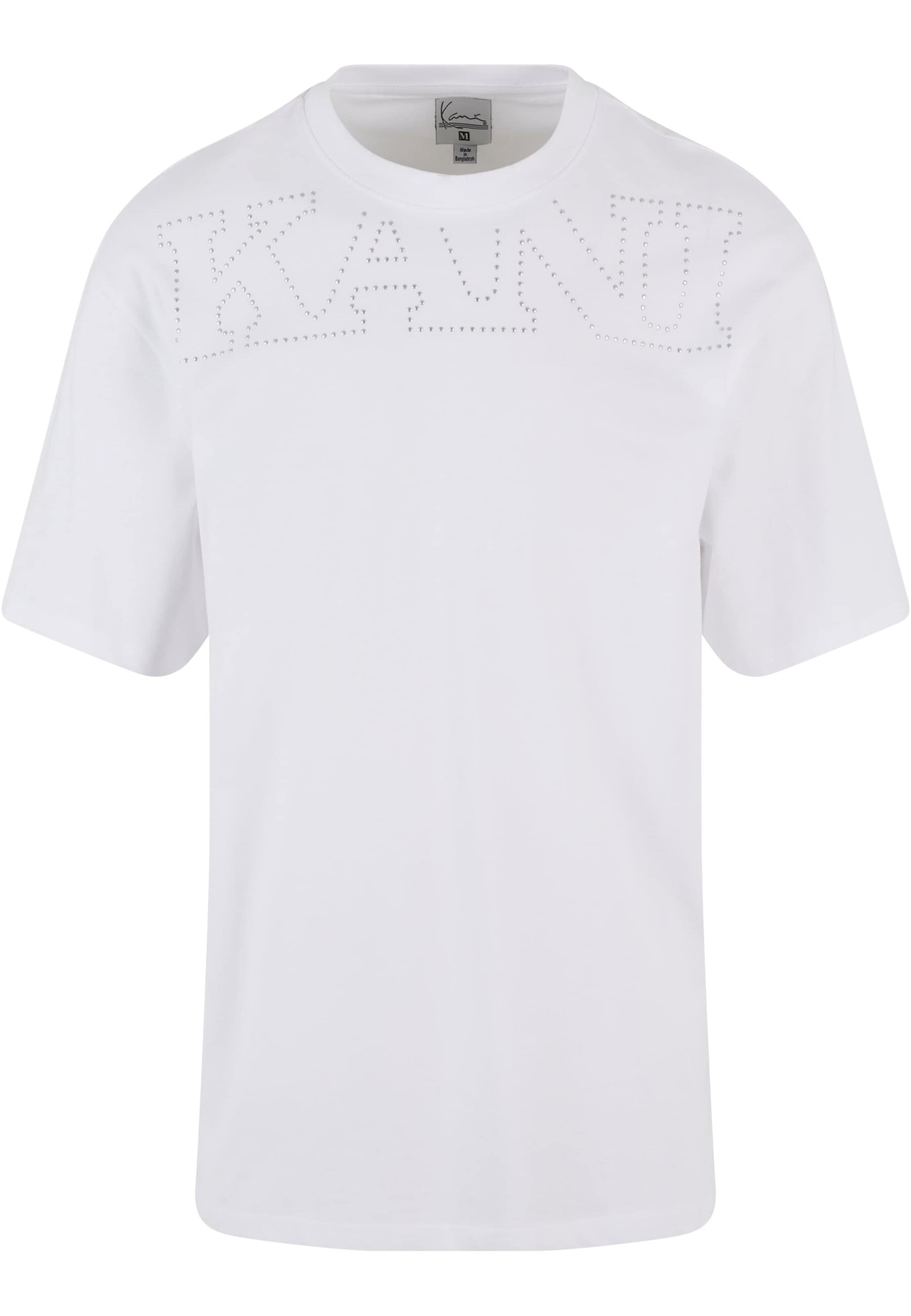 T-Shirt Karl Kani en blanc : devant