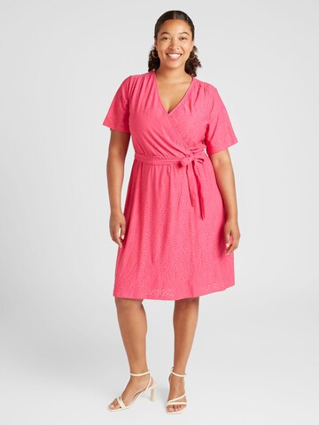 EVOKED Kleid 'VIKAWA' in Pink: predná strana
