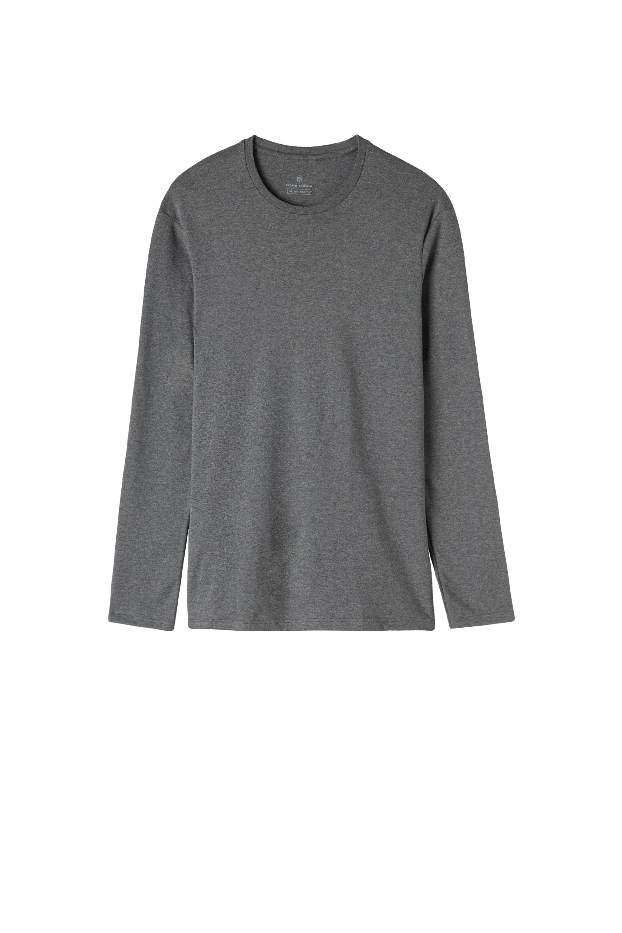 IUMAN Intimissimi Uomo Shirt 'Warm' in Grey: front