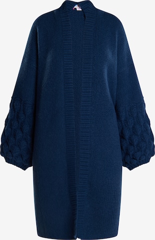 IZIA Knit Cardigan in Blue: front