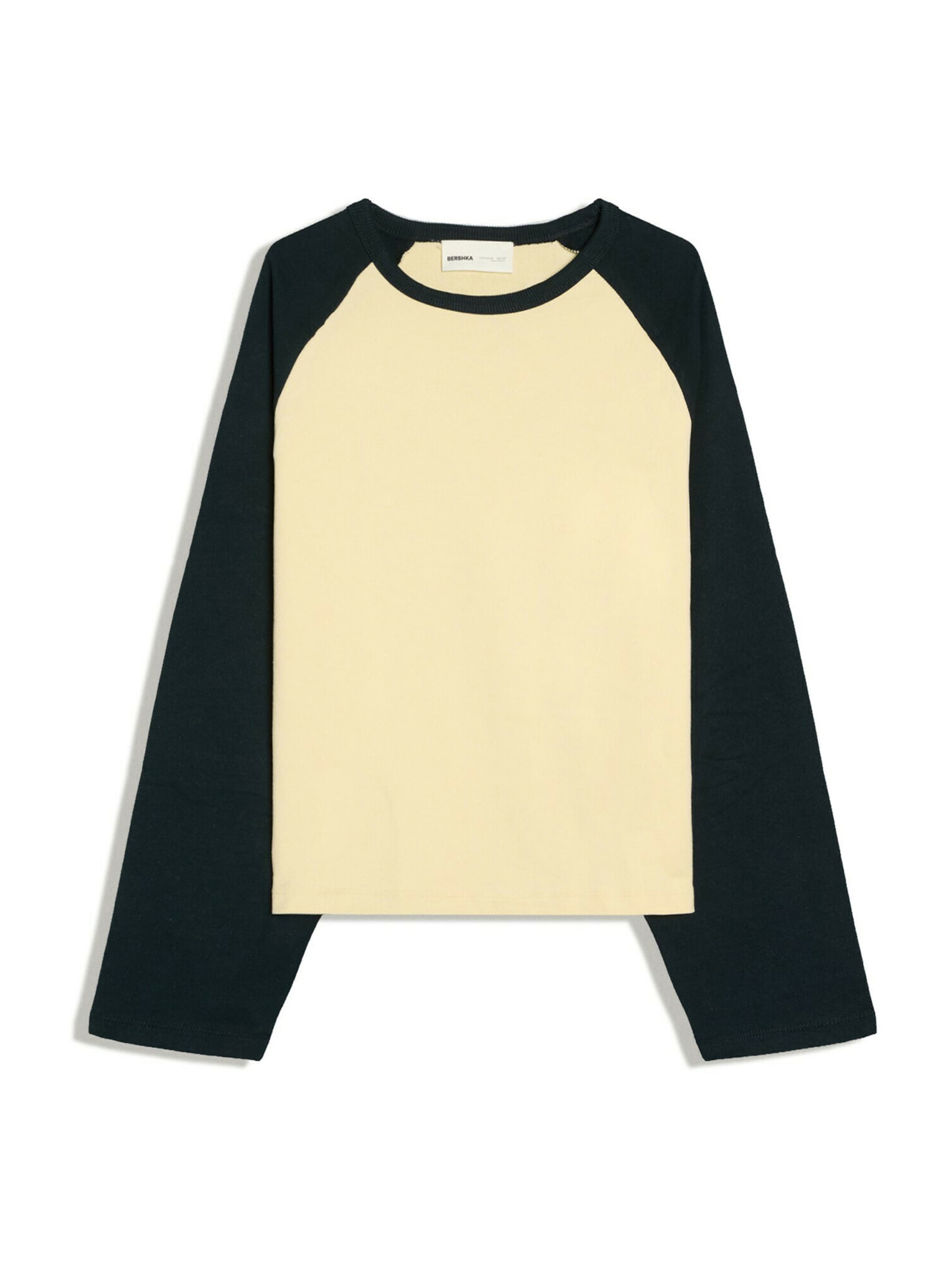 Bershka Shirt in Geel: voorkant