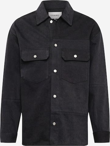 FRAME Regular fit Button Up Shirt in Black: front