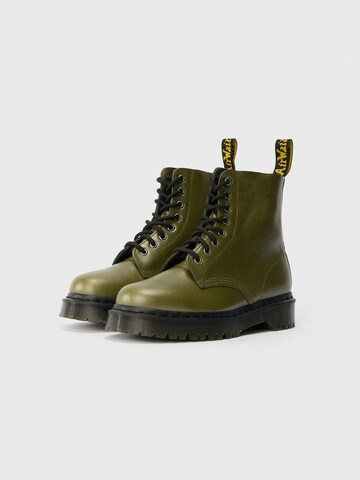 Dr. Martens Šnurovacie členkové čižmy '1460 Pascal' - Zelená