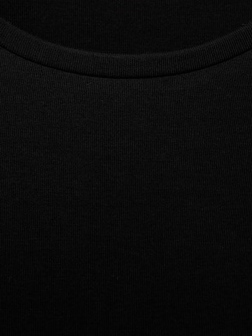 Tricou 'SECONDCA' de la MANGO pe negru