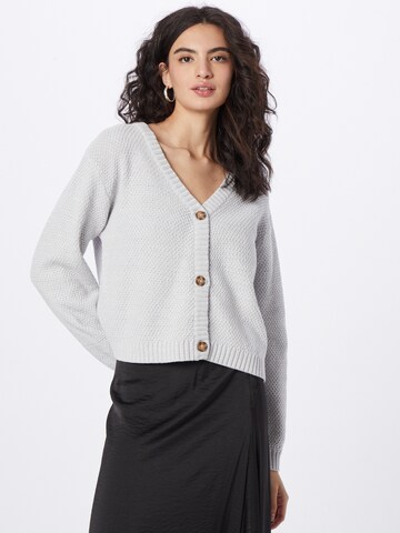 ICHI Knit cardigan 'Noelle' in Grey: front