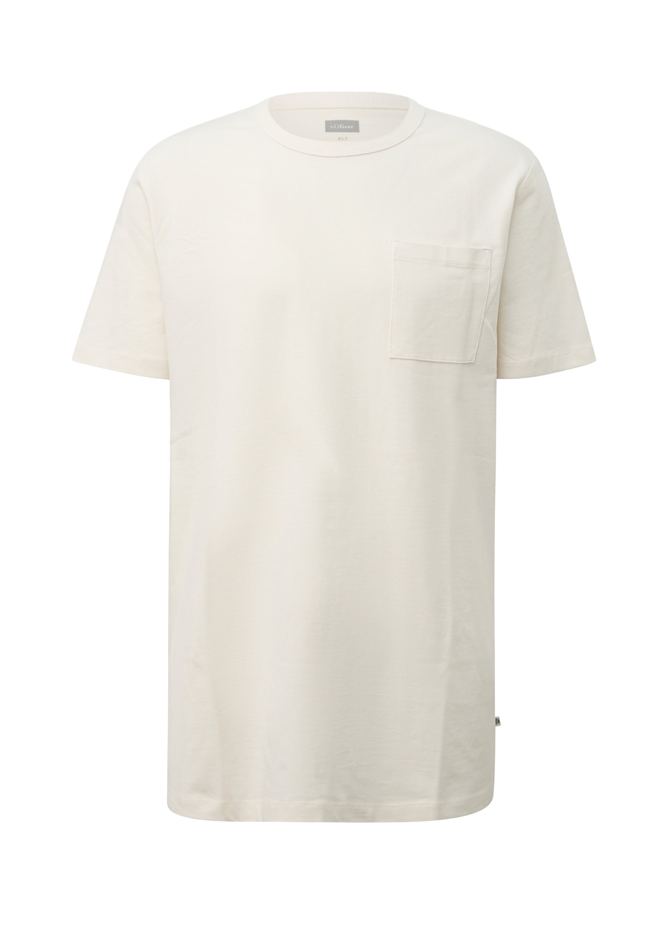 T-Shirt s.Oliver Men Big Sizes en beige : devant