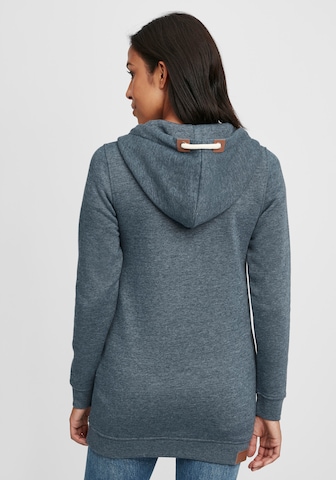 Oxmo Sweatjacke 'Vicky Straight-Zip' in Blau