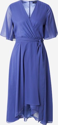 Rochie de cocktail de la SWING pe albastru: față