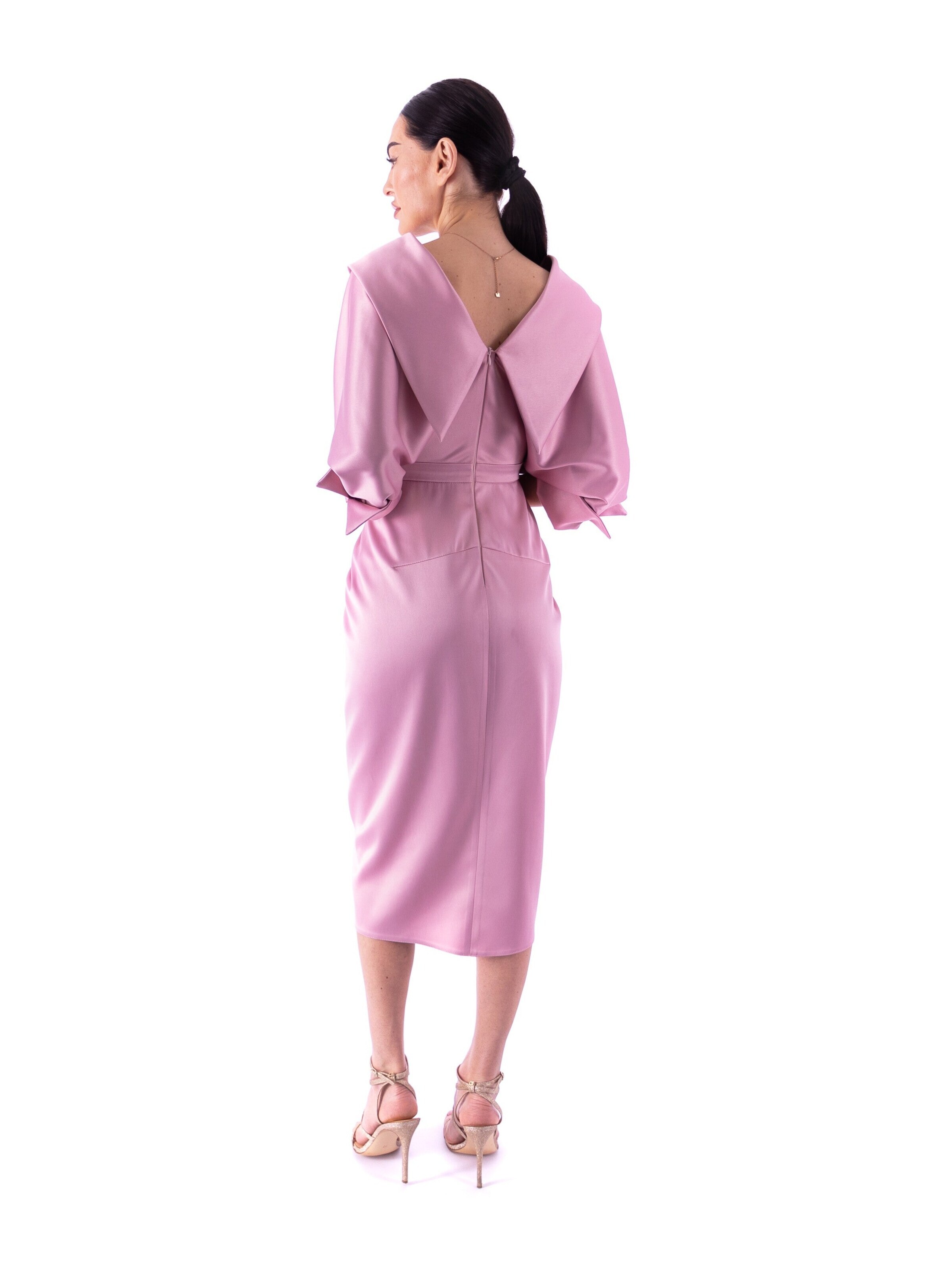 acob a porter - Vestido de noche en rosa