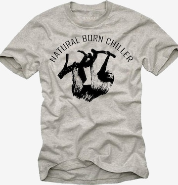 MAKAYA Shirt in Grau: Vorderseite