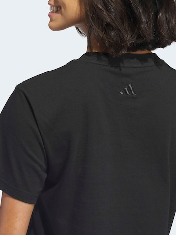 ADIDAS SPORTSWEARTehnička sportska majica 'LIN BOW' - crna boja