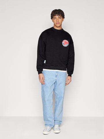 ALPHA INDUSTRIES Свитшот 'Japan Wave Warrior' в Черный