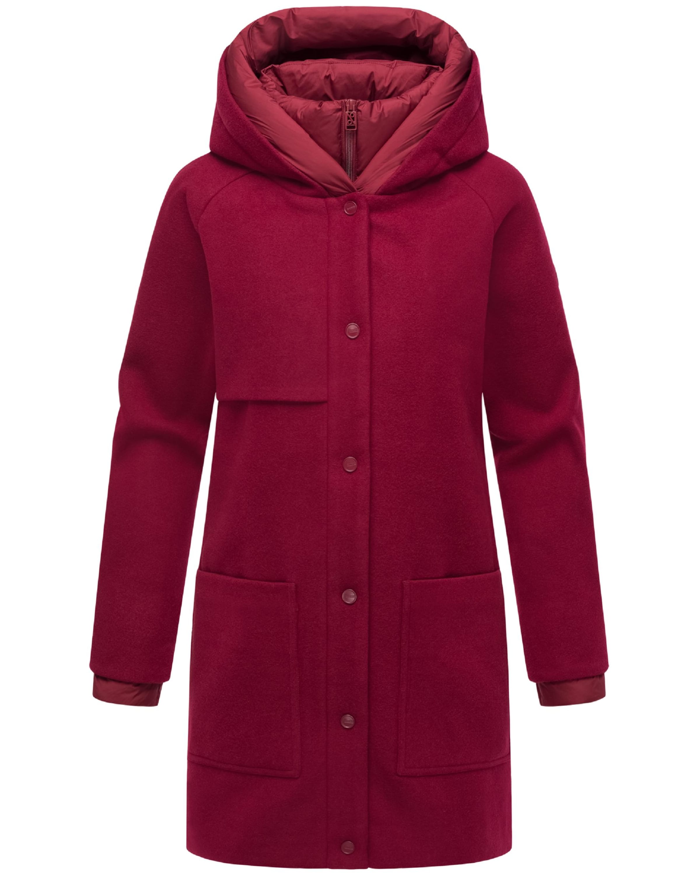 NAVAHOO Zimný kabát - Červená: predná strana