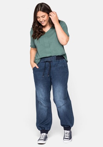 SHEEGO Loosefit Jeans in Blau