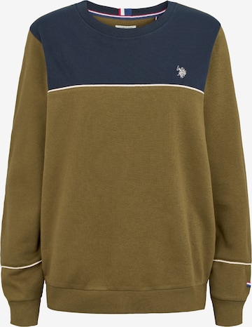 U.S. POLO ASSN. Neulepaita 'Klara' värissä vihreä: etupuoli