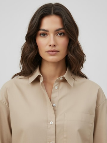 WEARABLE STORIES Blouse 'Luna' in Beige
