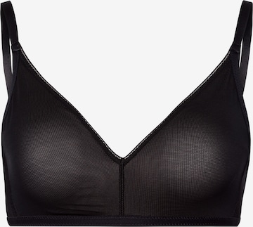 Hanro Bra ' Smooth Illusion ' in Black: front