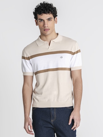 Gianni Kavanagh Shirt in Beige: voorkant