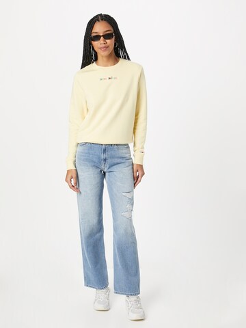 Tommy Jeans - Sweatshirt em amarelo