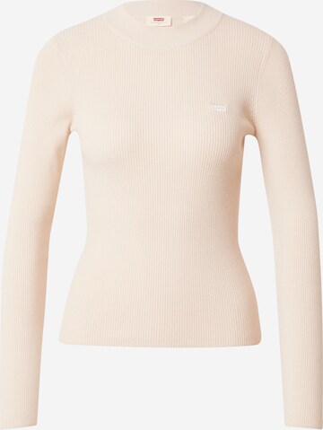 LEVI'S ® Sweter 'Rib Crew Sweater' w kolorze pomarańczowy: przód