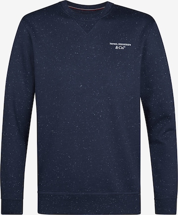 Bluză de molton de la Petrol Industries pe albastru: față