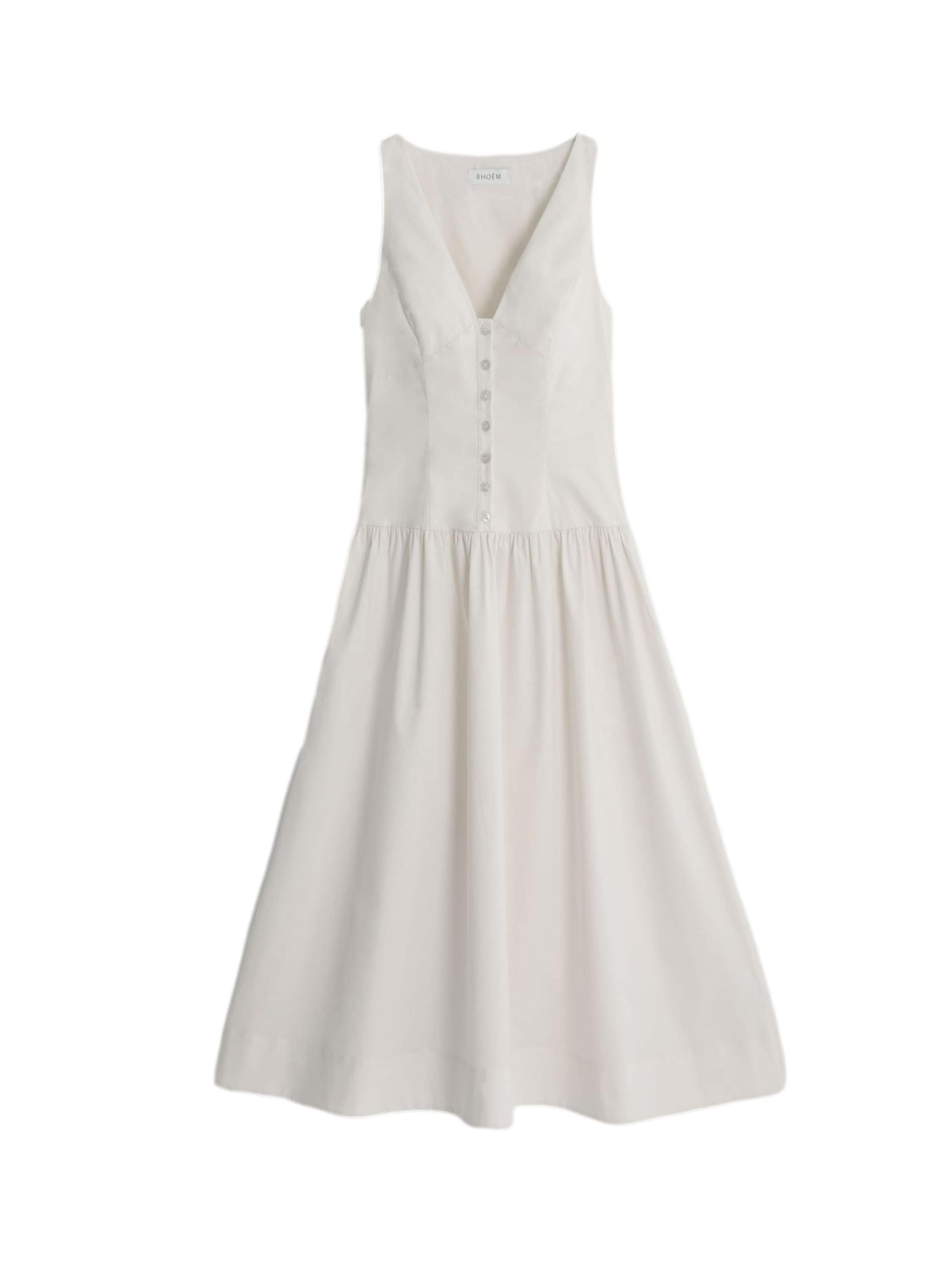 Bhoem Dress in White: front