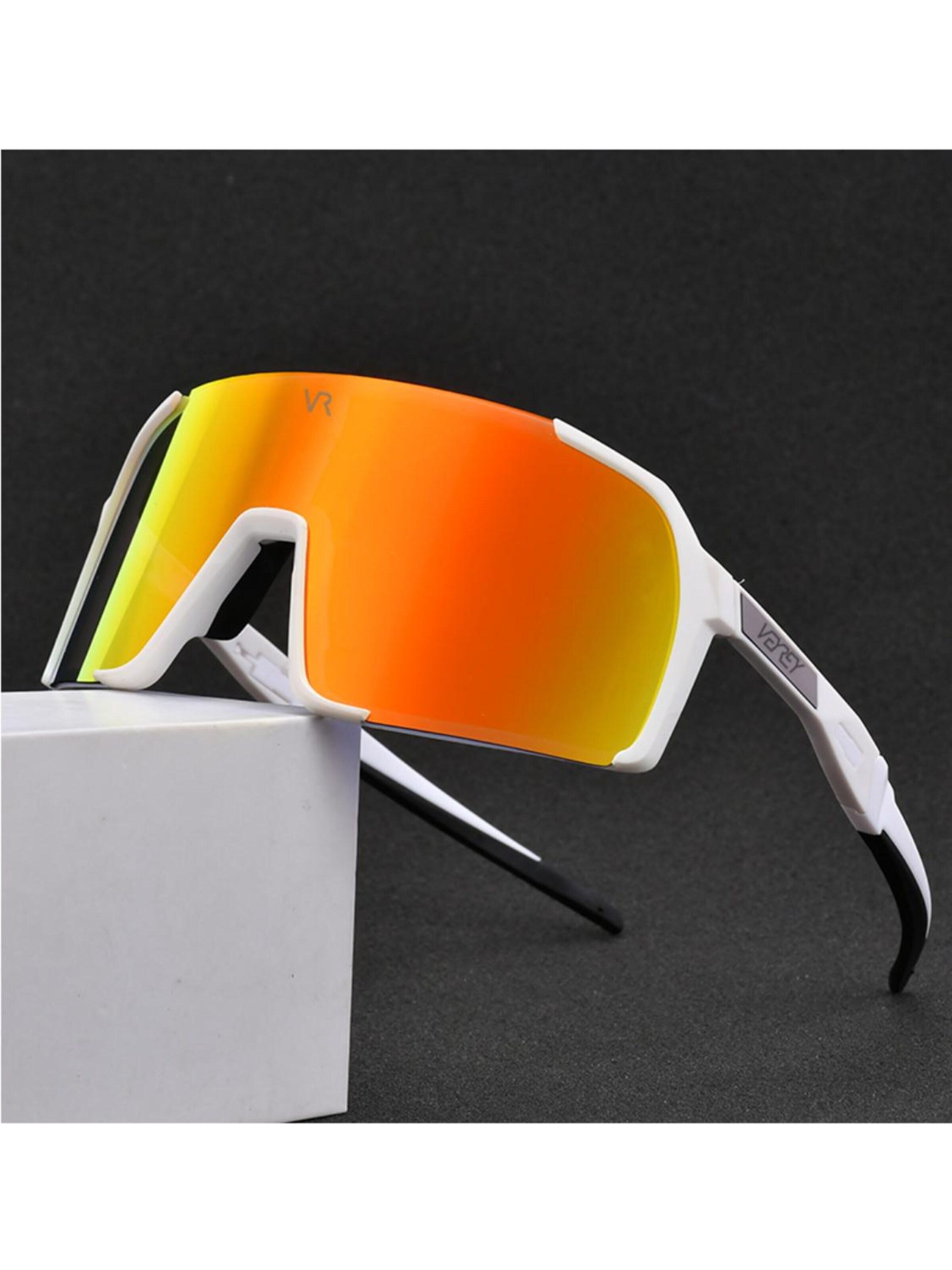 Lunettes de soleil sport 'Aeroblade' VEYREY en orange