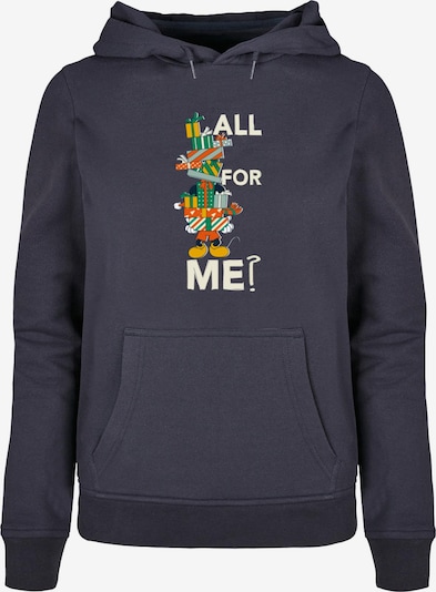ABSOLUTE CULT Sweatshirt 'Mickey Mouse - Presents All For Me' in beige / marine / grün / rot, Produktansicht