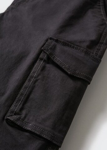 MANGO TEEN Regular Pants 'Cargot' in Black