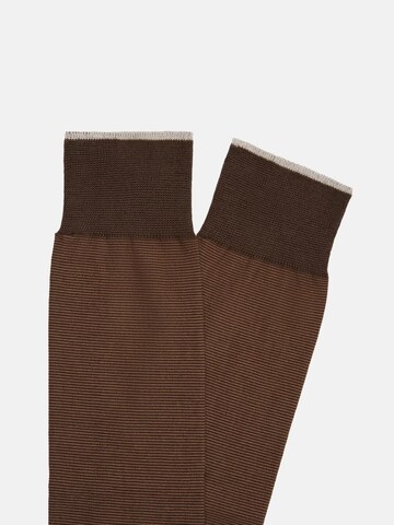 Boggi Milano Knee High Socks in Brown