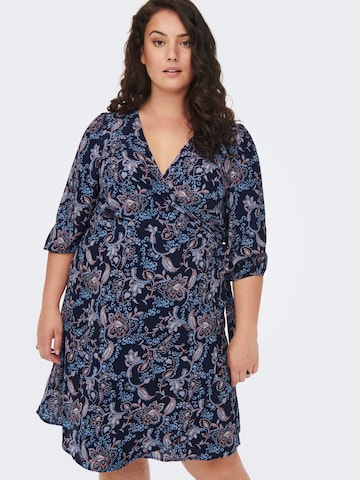 Robe ONLY Carmakoma en bleu : devant