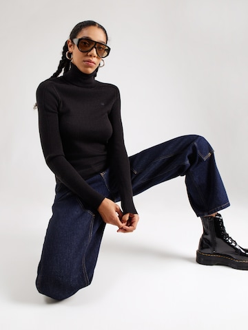 G-STAR Πουλόβερ σε μαύρο: μπροστά