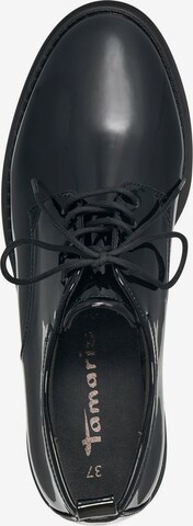 TAMARIS Δετό παπούτσι σε μαύρο