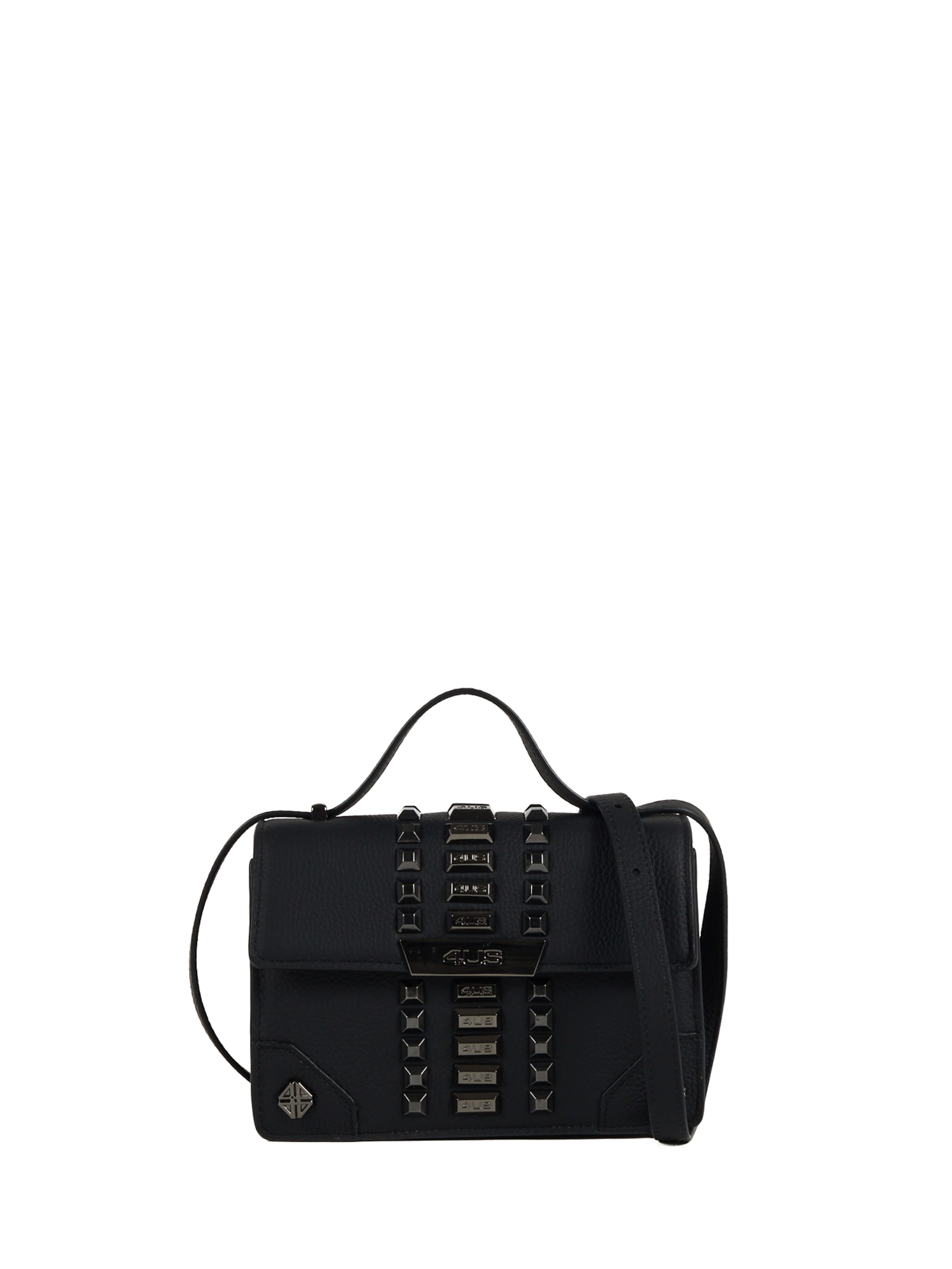 Borsa a spalla di 4US PACIOTTI in nero: frontale