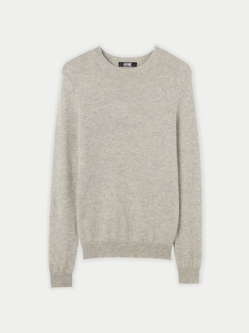 GOBI Cashmere - Jersey 'Cashmere Hat & Sweater Set' en gris: frente